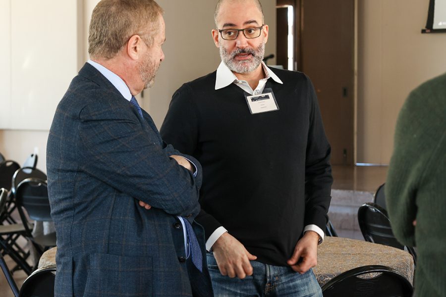 Dean Ed Schlesinger converses with Vincent Ponzo, Amazon